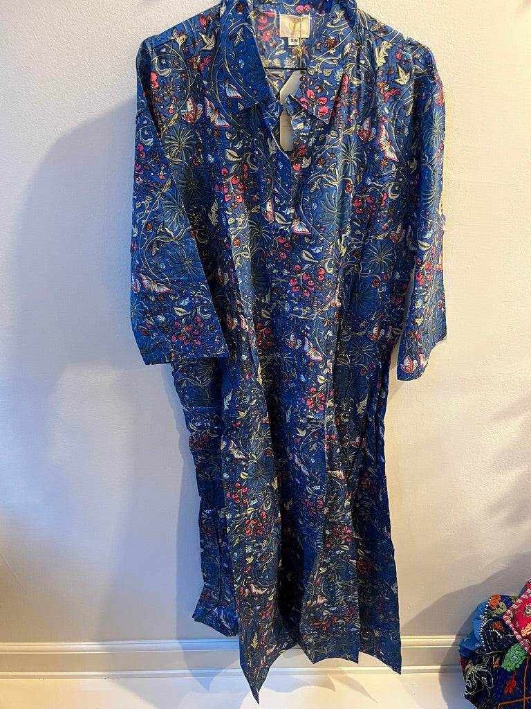 Delhi dress blå