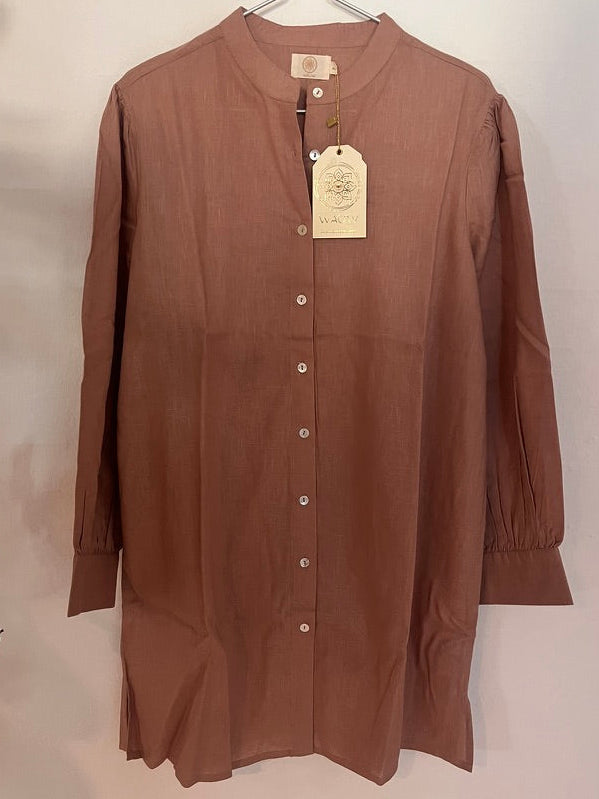 Viola Shirt Dress - Dusty Rose