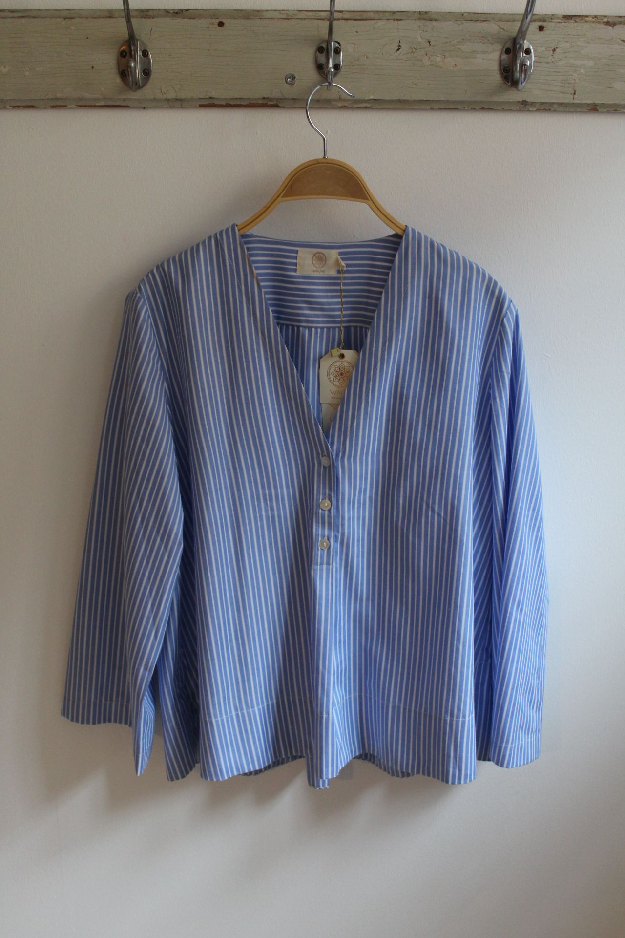 Ulrikke Shirt - Blue Stripe