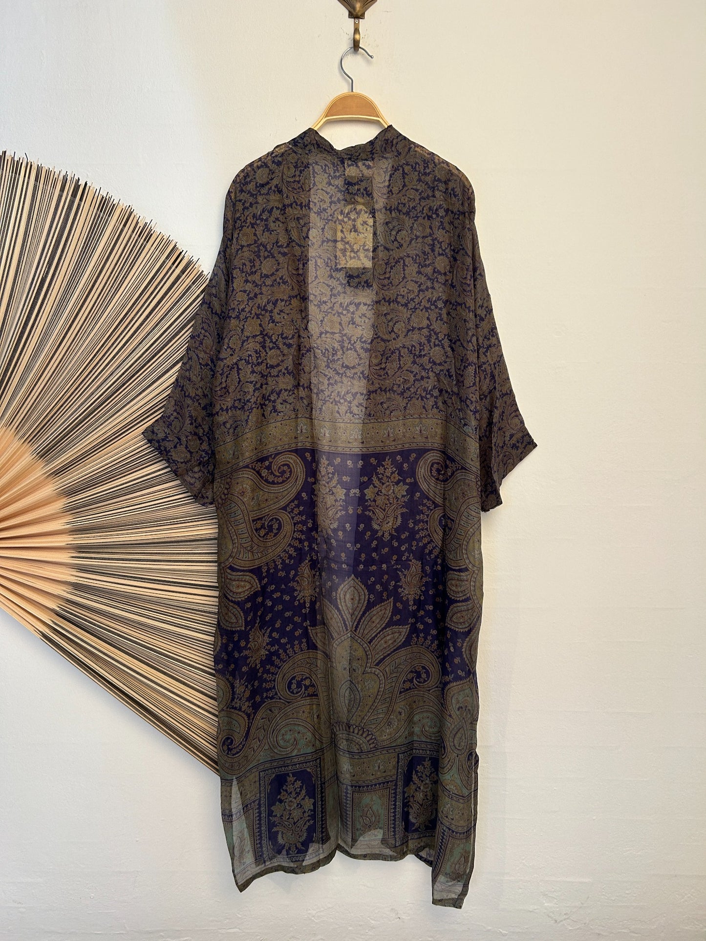 74 Kimono silk long – bagside