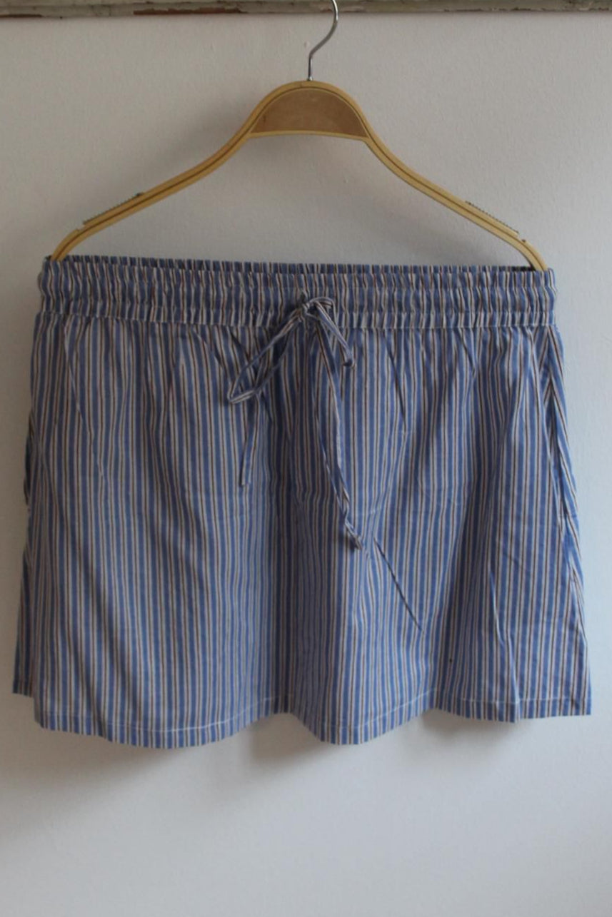 Skall Skirt - Blue/Brown Stripe