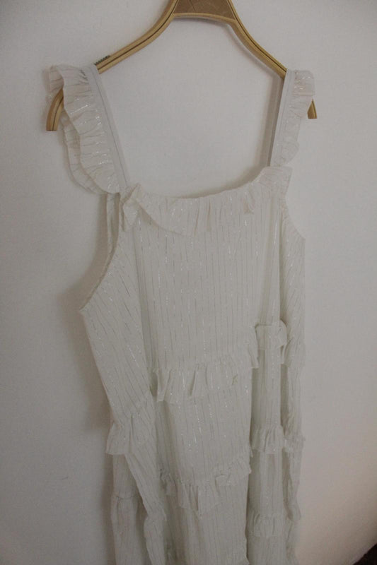 Summer Dress - Silver Stripes