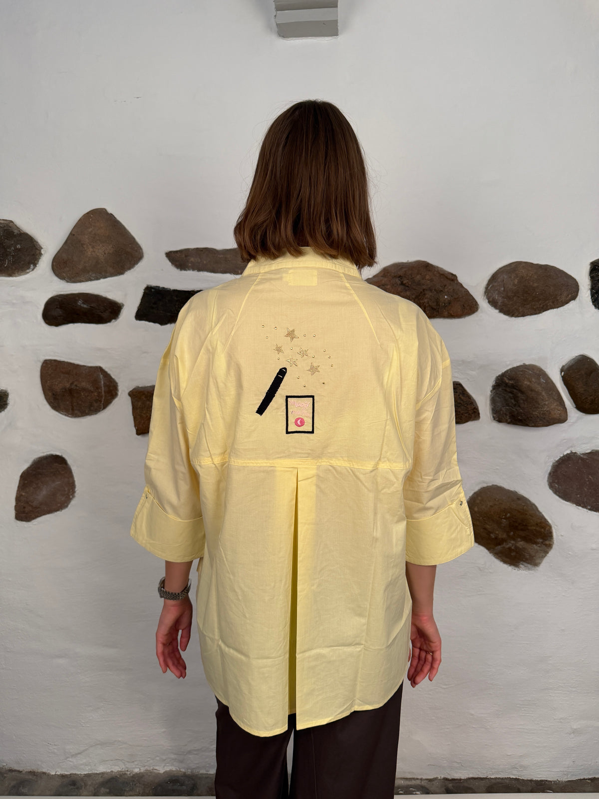 Luna shirt magic - Butter yellow