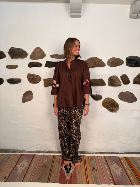 Luna Dolce Vita shirt - Brown