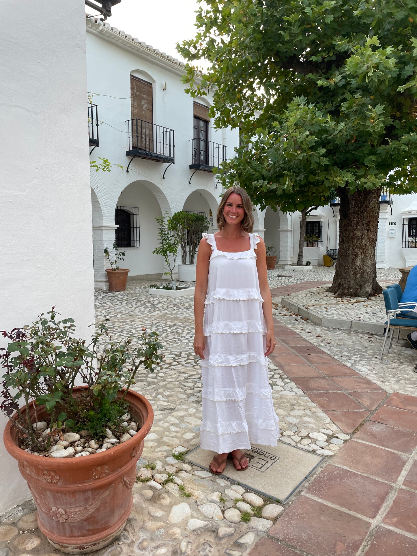 Summer dress hvid