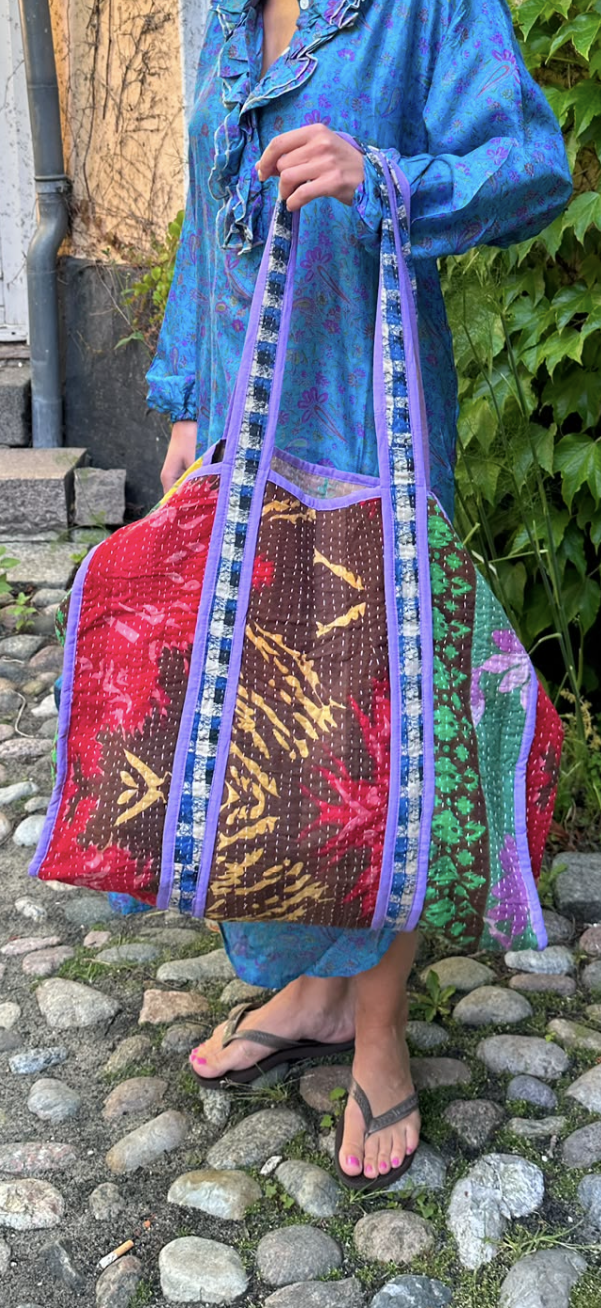 Kantha tote bag 6