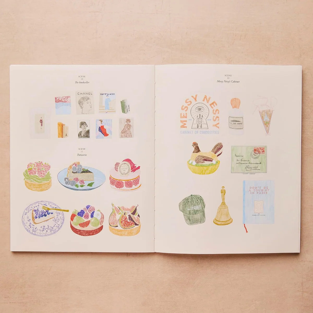 Malebog - Paris - Colouring and stickers by Zoé de Las Cases