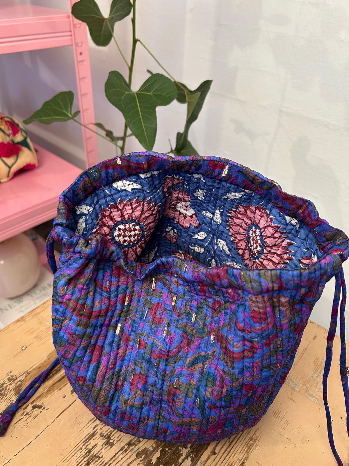 Paulina bag silk - Lilla