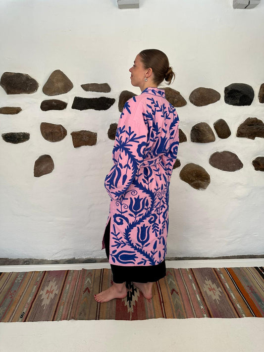 Andrea jacket - Pink/blue One size