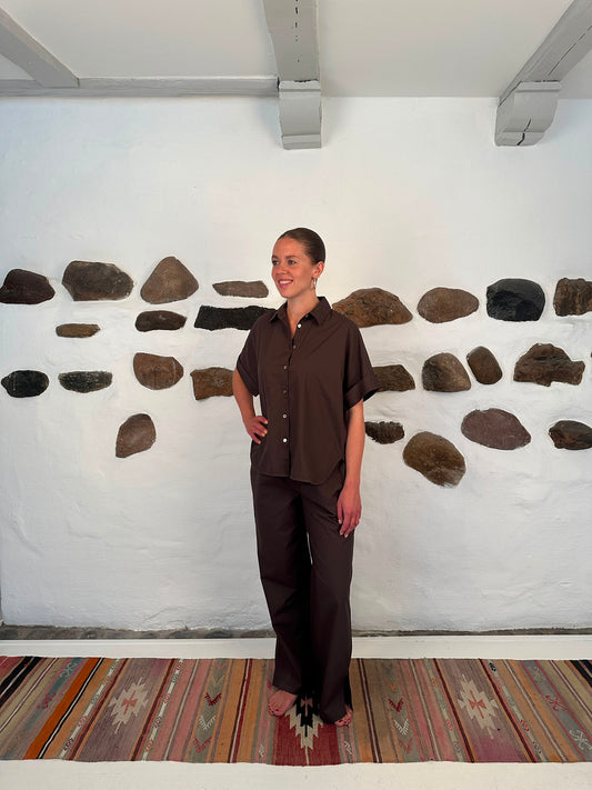 Florence shirt - Chocolate brown