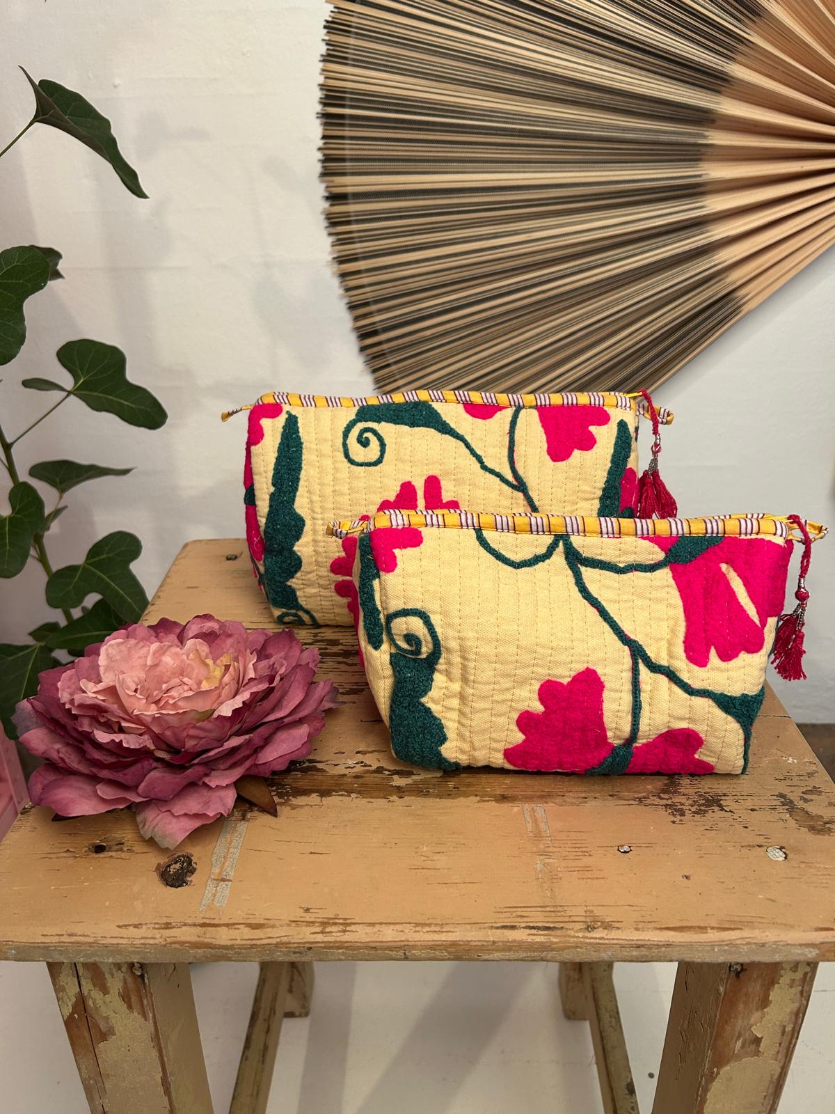 Suzani cosmetic bag sæt - 5198