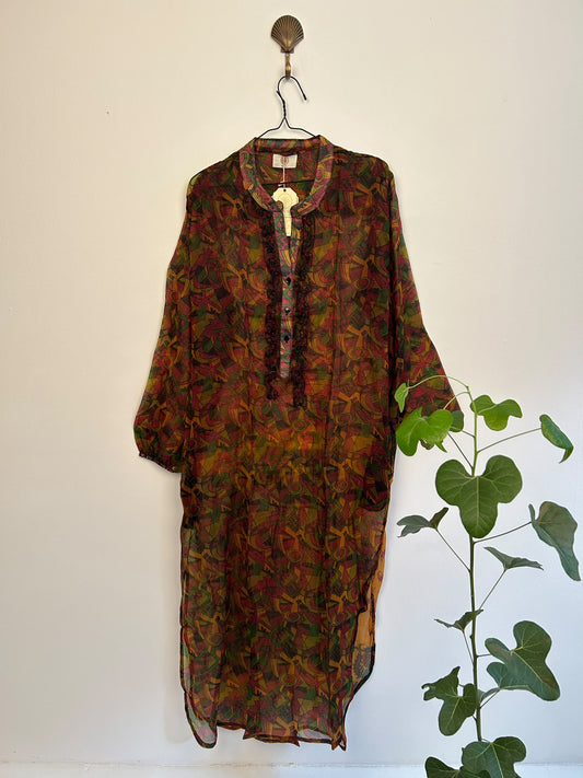 Mango dress silk - One size no. 5874