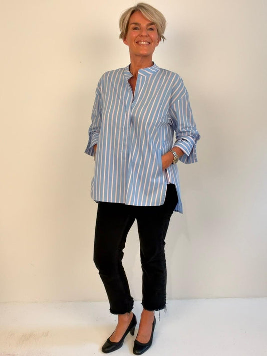 Luna shirt Bee you - Blue stripe