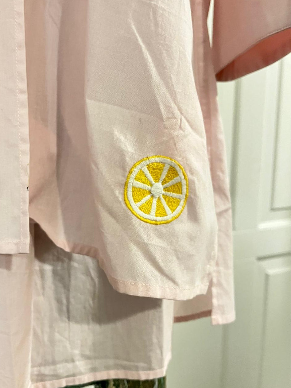 Luna Shirt Lemon - Light Pink