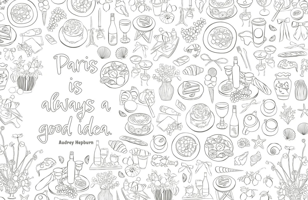 The Paris Colouring Book