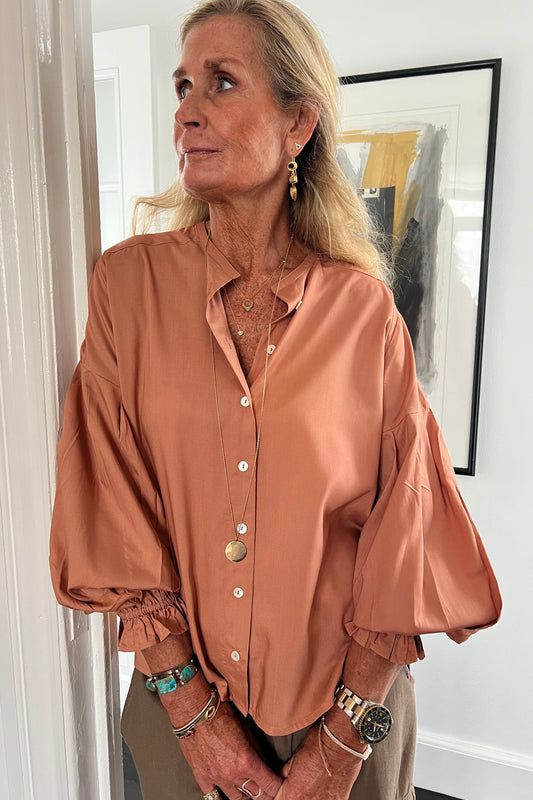 Emma Shirt - Mocha Mousse