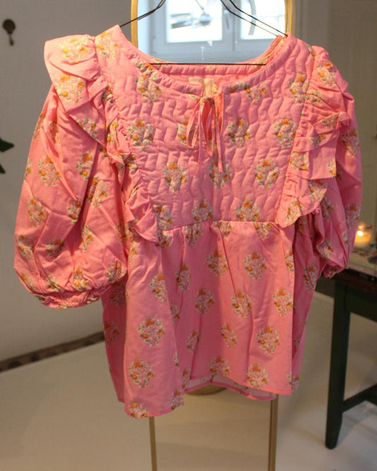 Esther Blouse - Flower Pink