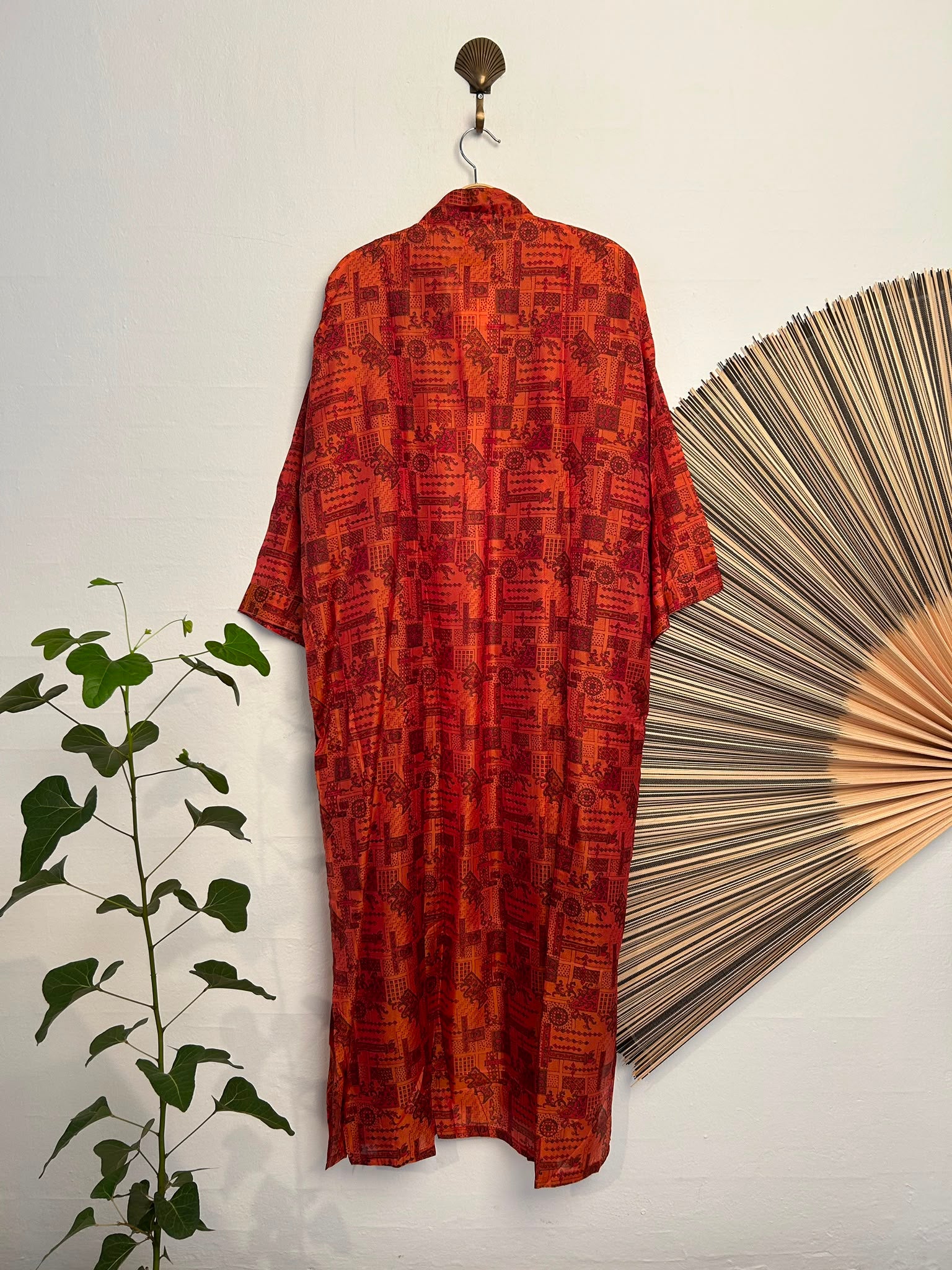 106 Kimono silk long – forside