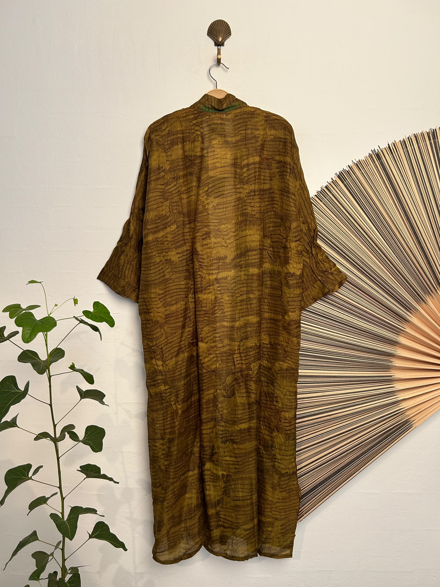 109 Kimono silk long – bagside
