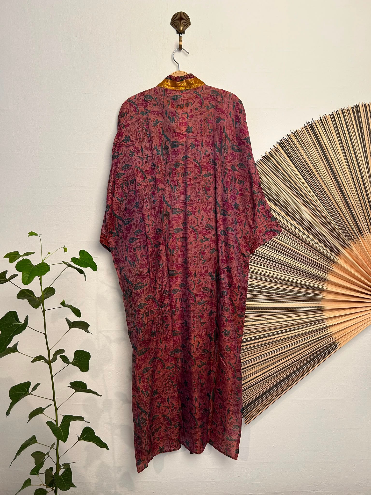 111 Kimono silk long – bagside
