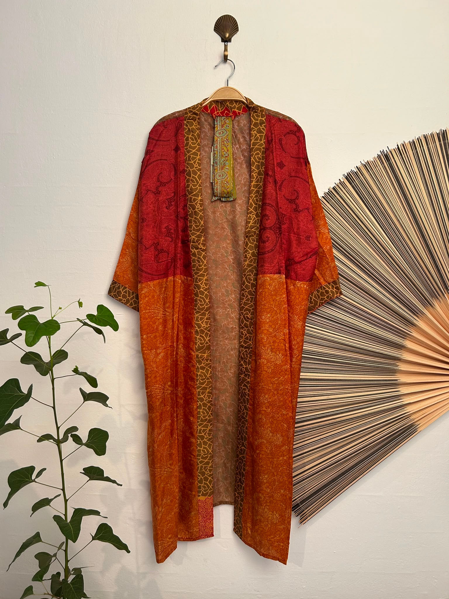 113 Kimono silk long – forside