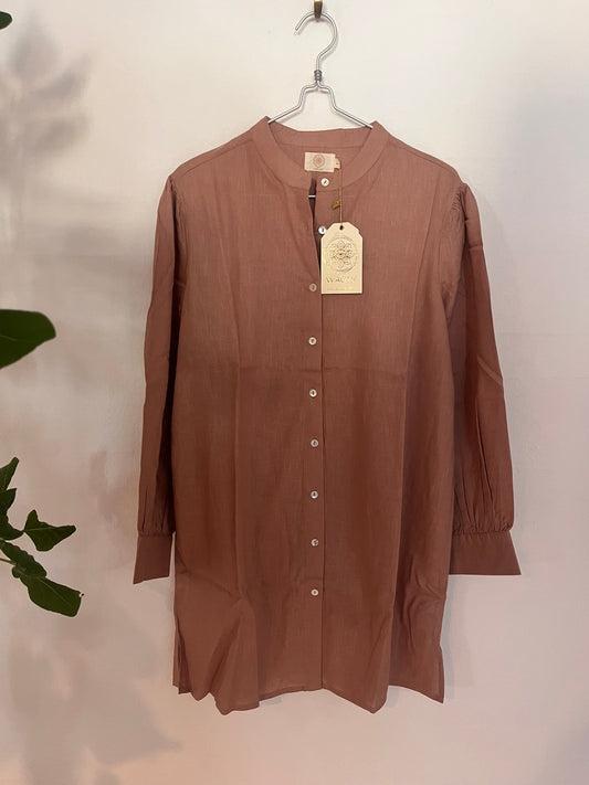 Viola shirt dress dusty rose