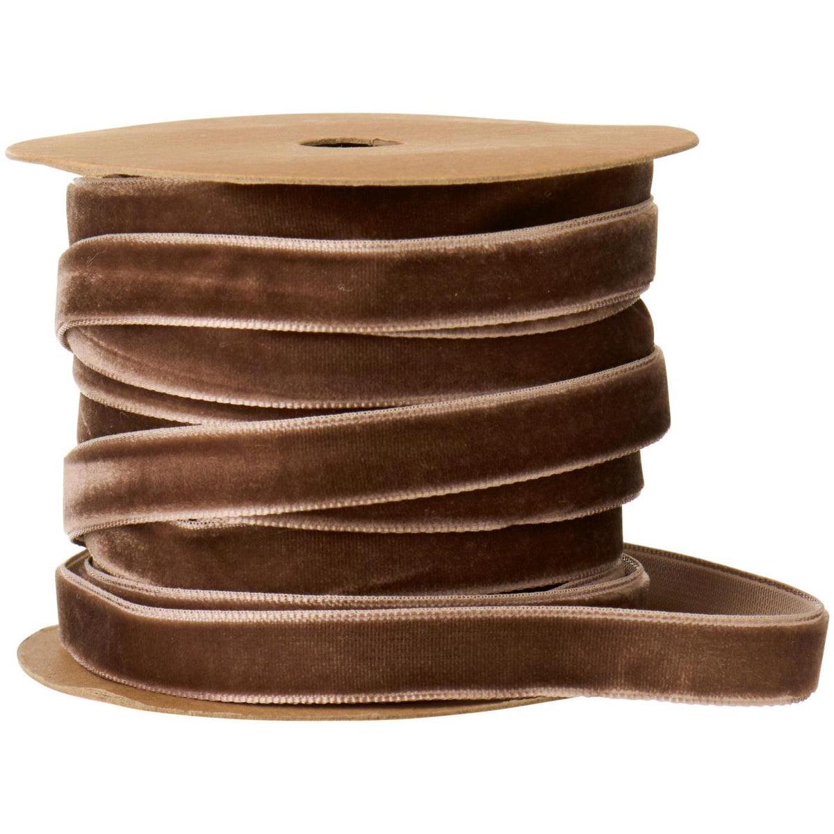 Brunt velourbånd