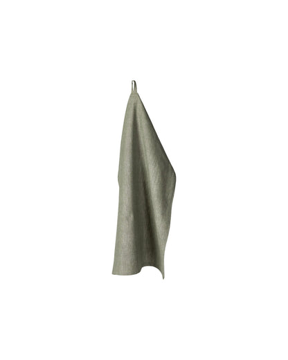 Bomulds Viskestykke - Green melange