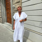 Stella kaftan white