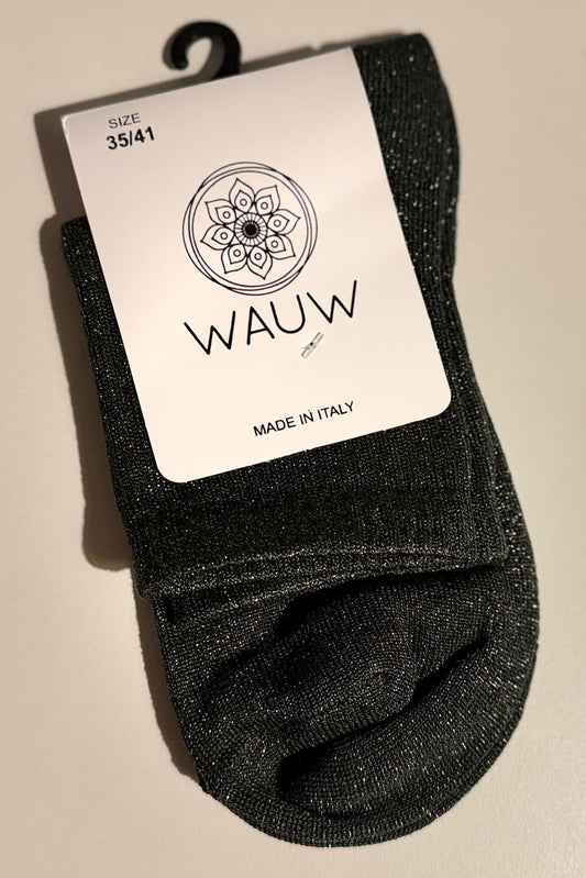 Glitter Socks - Olive Green