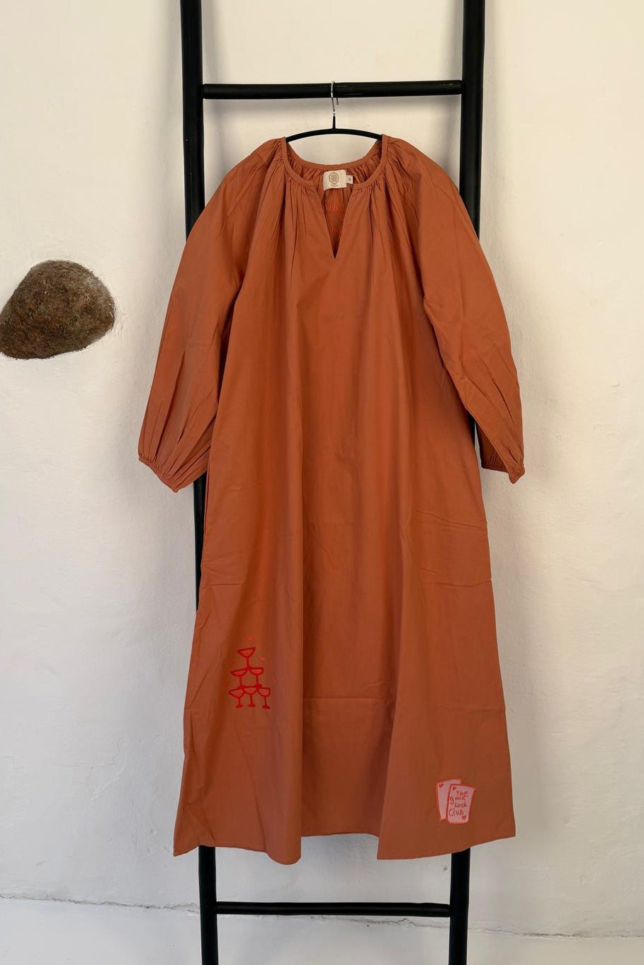 The Champagne Long Dress - Amber Brown