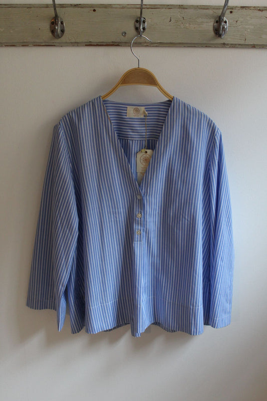 Ulrikke Shirt - Blue Stripe