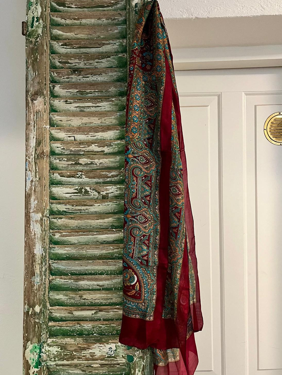 Silk Scarf - Bourgonge