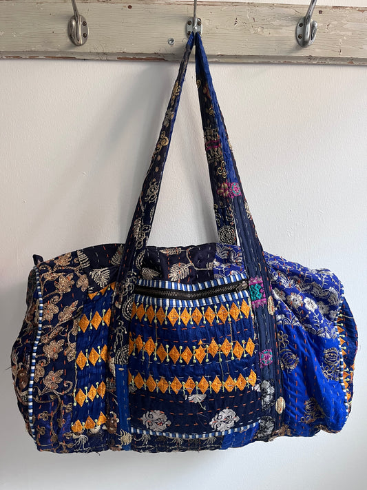 Weekend bag blå