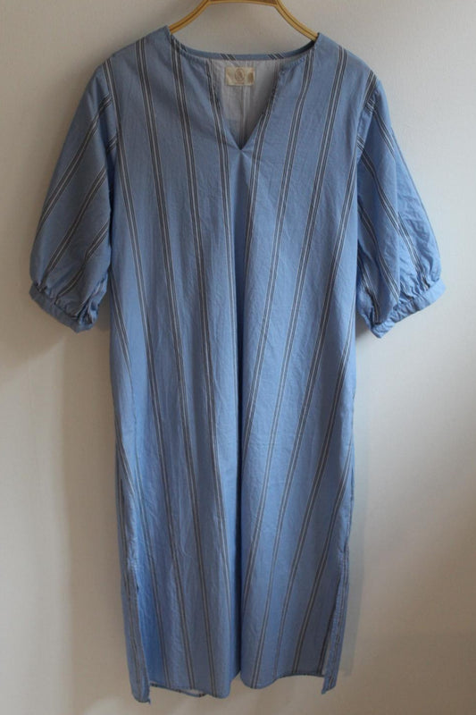 Sofia Dress - Blue Stripes