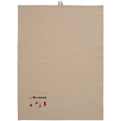 Viskestykke 50x70 - Natur m. juletema