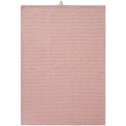 Viskestykke 50x70 - Natur m. røde striber