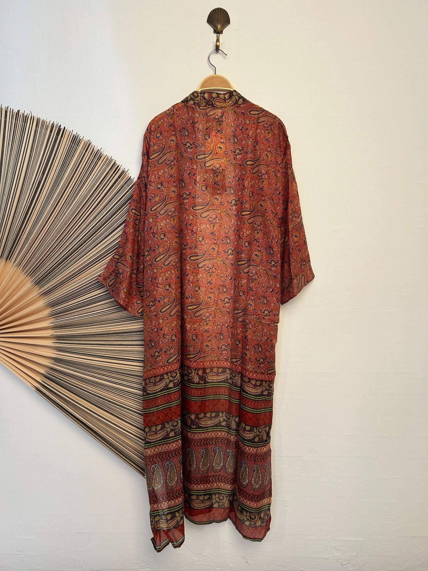 76 Kimono silk long – bagside
