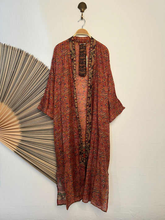 76 Kimono silk long – forside