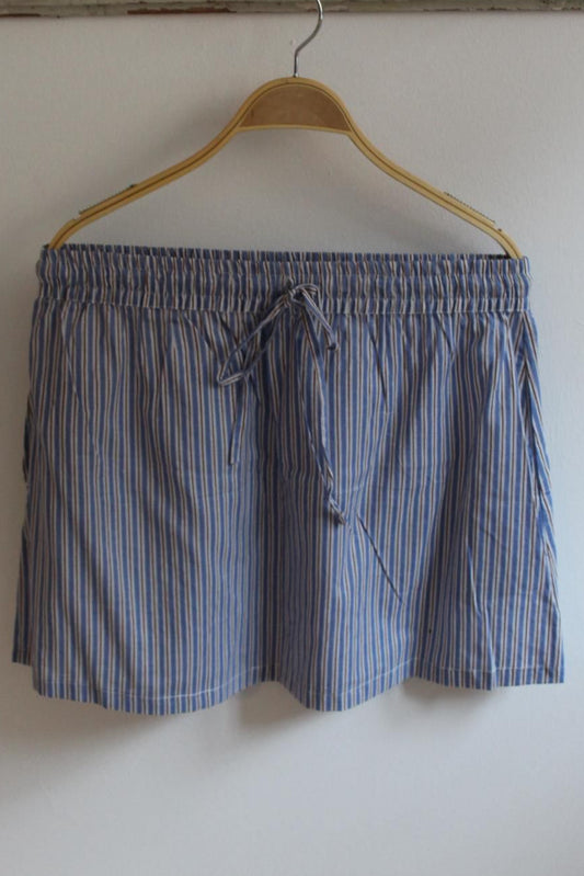 Skall Skirt - Blue/Brown Stripe