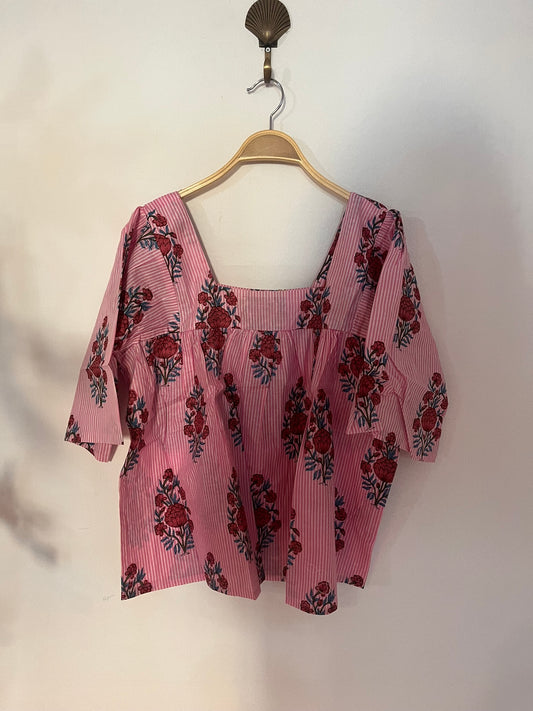 Aya blouse lyserød