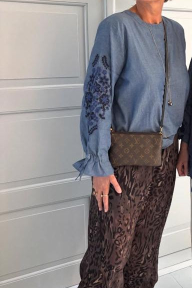 Wilma Blouse - Chambray