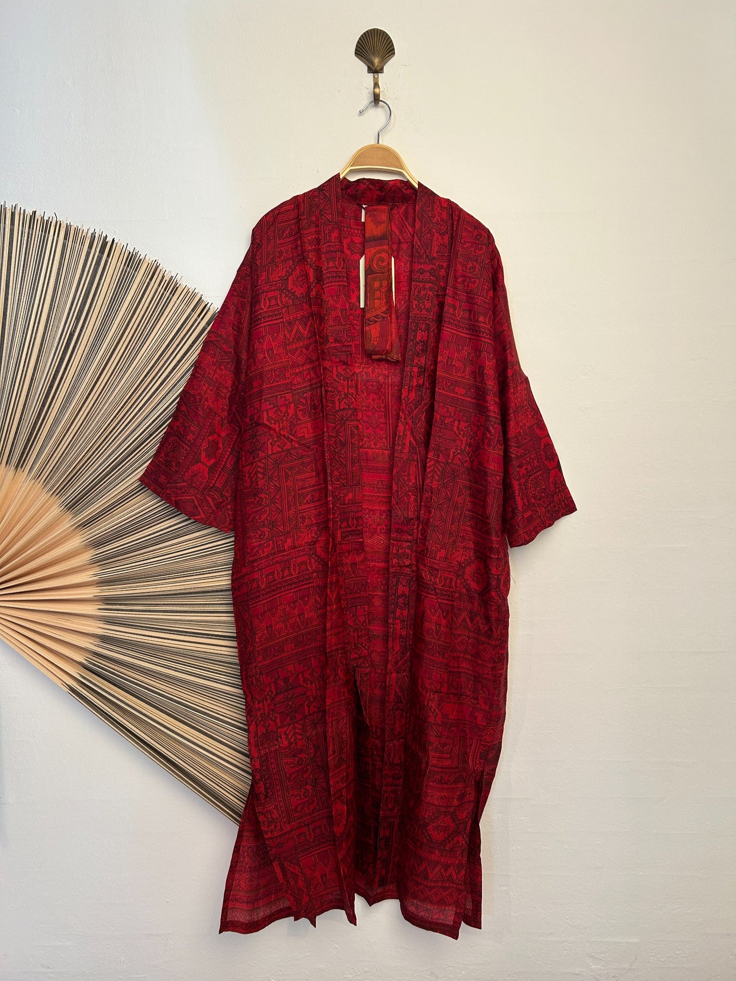 87 Kimono silk long – forside