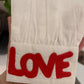 Love shirt hvid