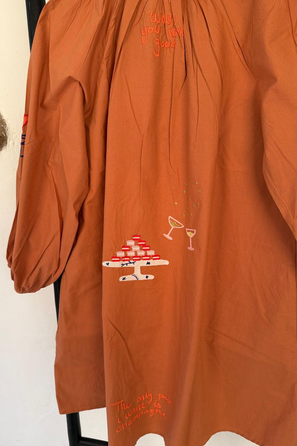 The Champagne Tunic Dress - Amber Brown