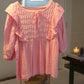 Esther Blouse - Pink Stripe