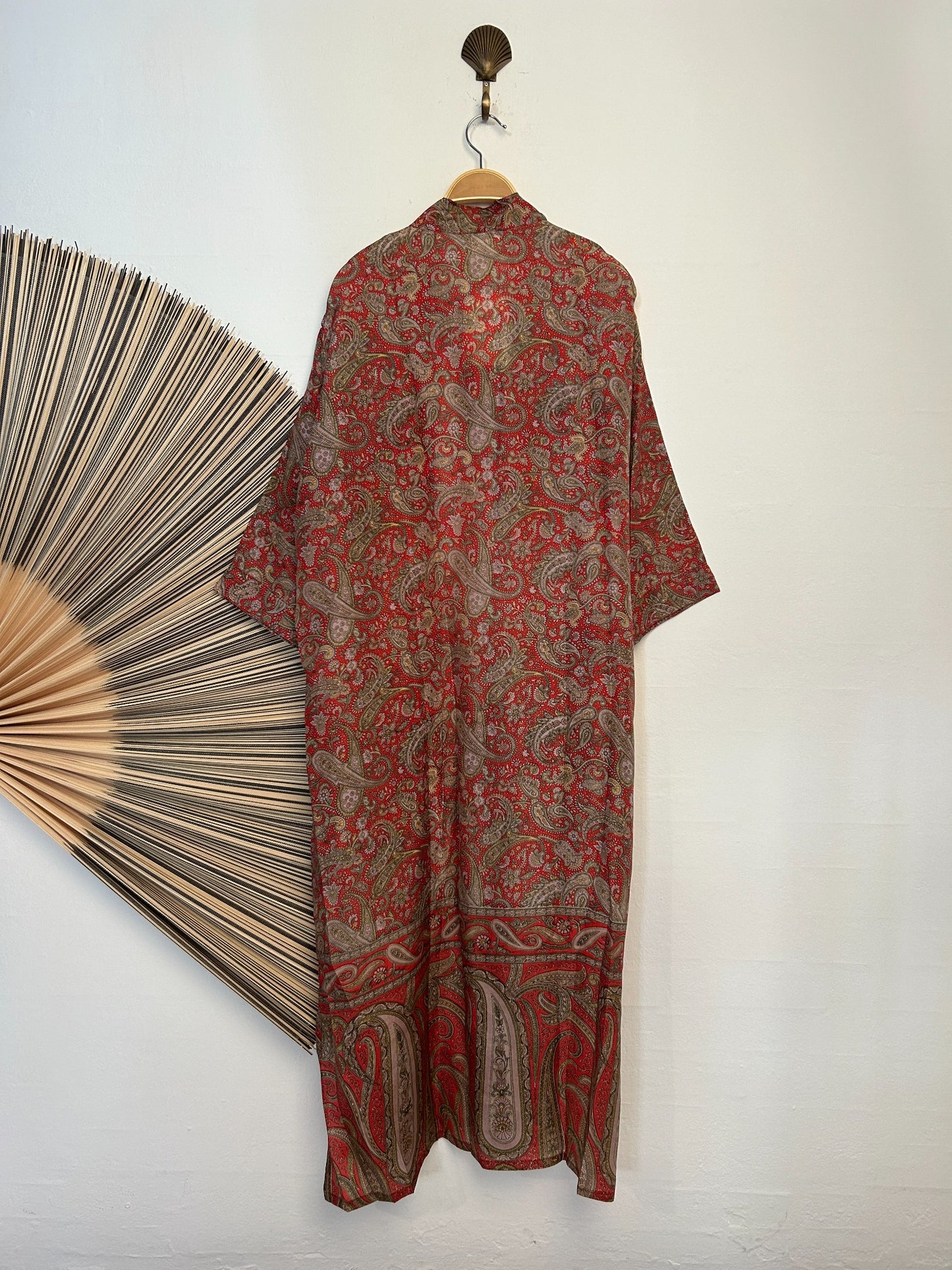 96 Kimono silk long – bagside