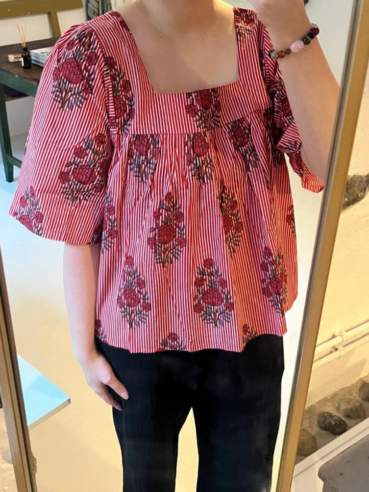 Aya Blouse - Red