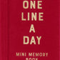 Rose Velvet Mini One Line a Day - Mini Dairy