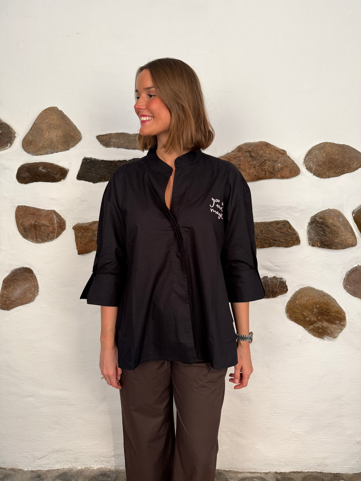 Luna shirt magic - black